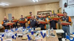 coho salmon master class in alaska - video of fish painting workshop